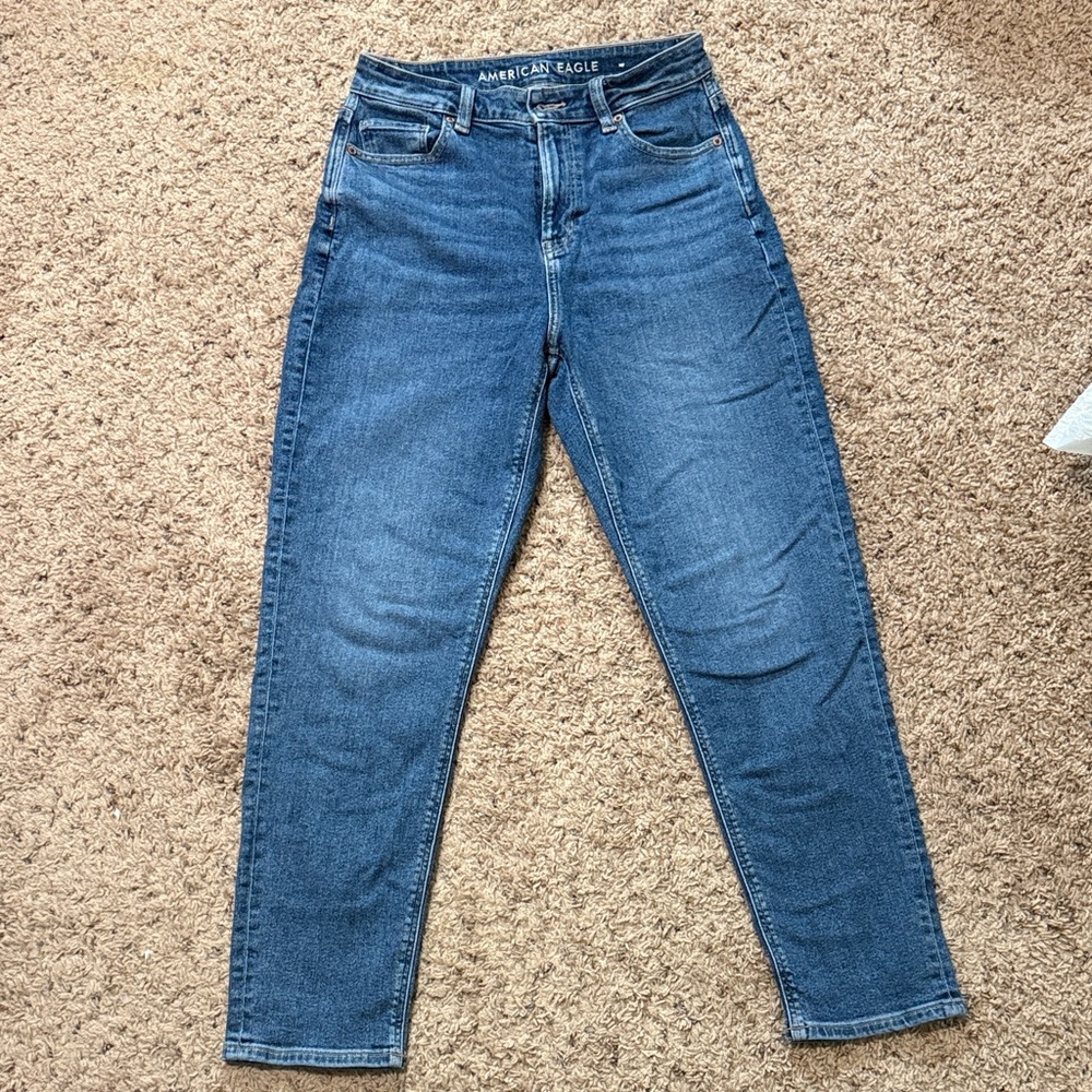 American Eagle Outfitters Women's Dark Blue Skinny Jeans